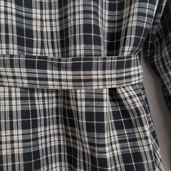 ZARA Basic Plaid Business Professional Double Breasted Jacket Blazer Size XS - Picture 7 of 7